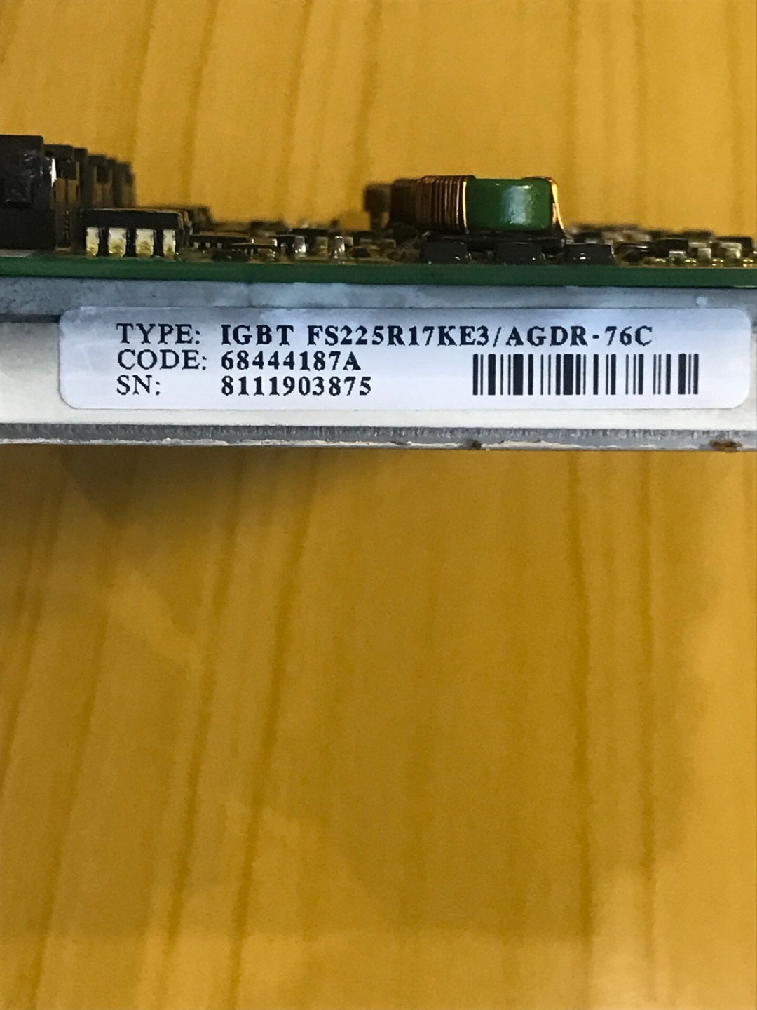 NEW FS225R17KE3/AGDR-76C IGBT WITH BOARD