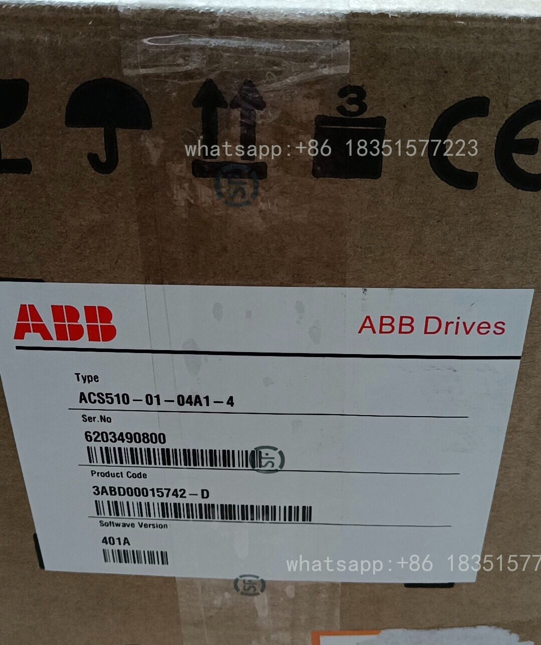 NEW Frequency Converter Equipment ACS510-01-04A1-4 1.5KW