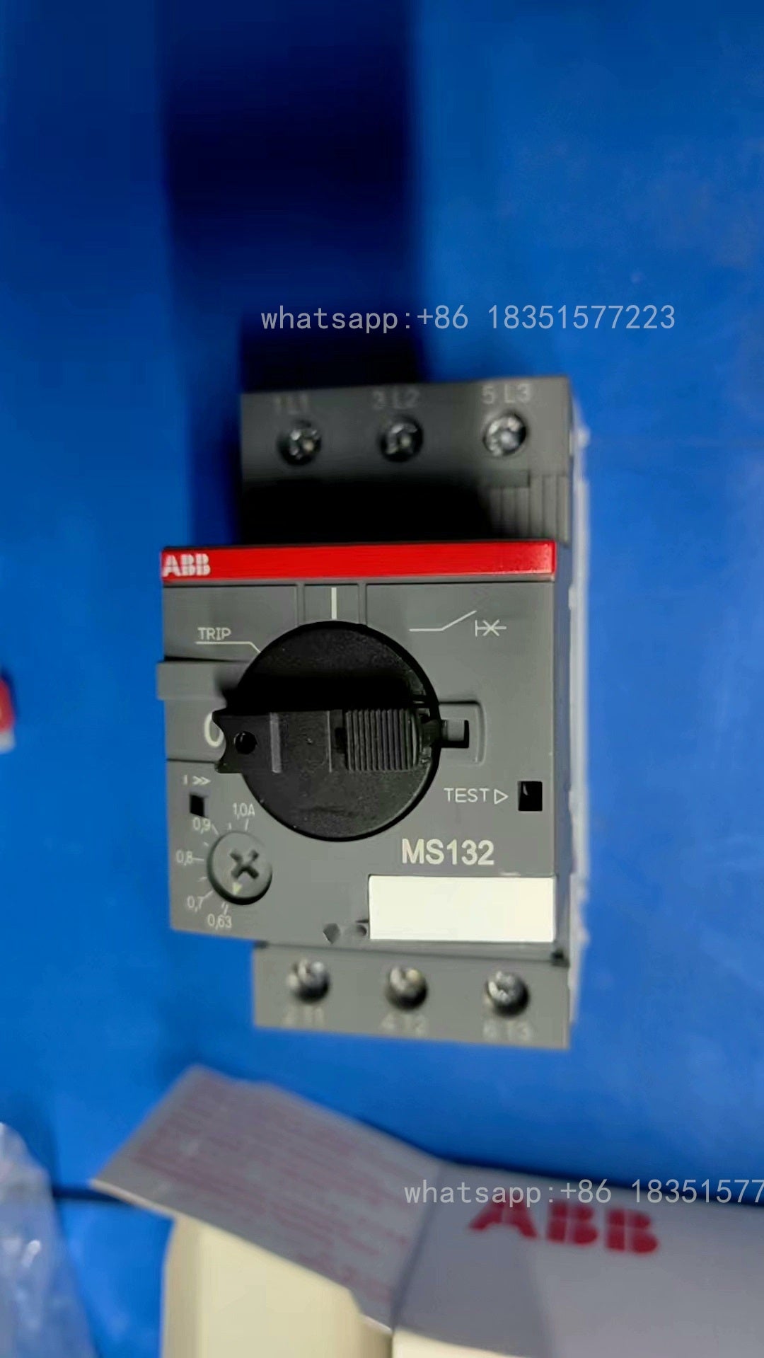 MS132-1.0 Manual Motor Starter 0.63-1.0A 1SAM350000R1005 Lot Of 3