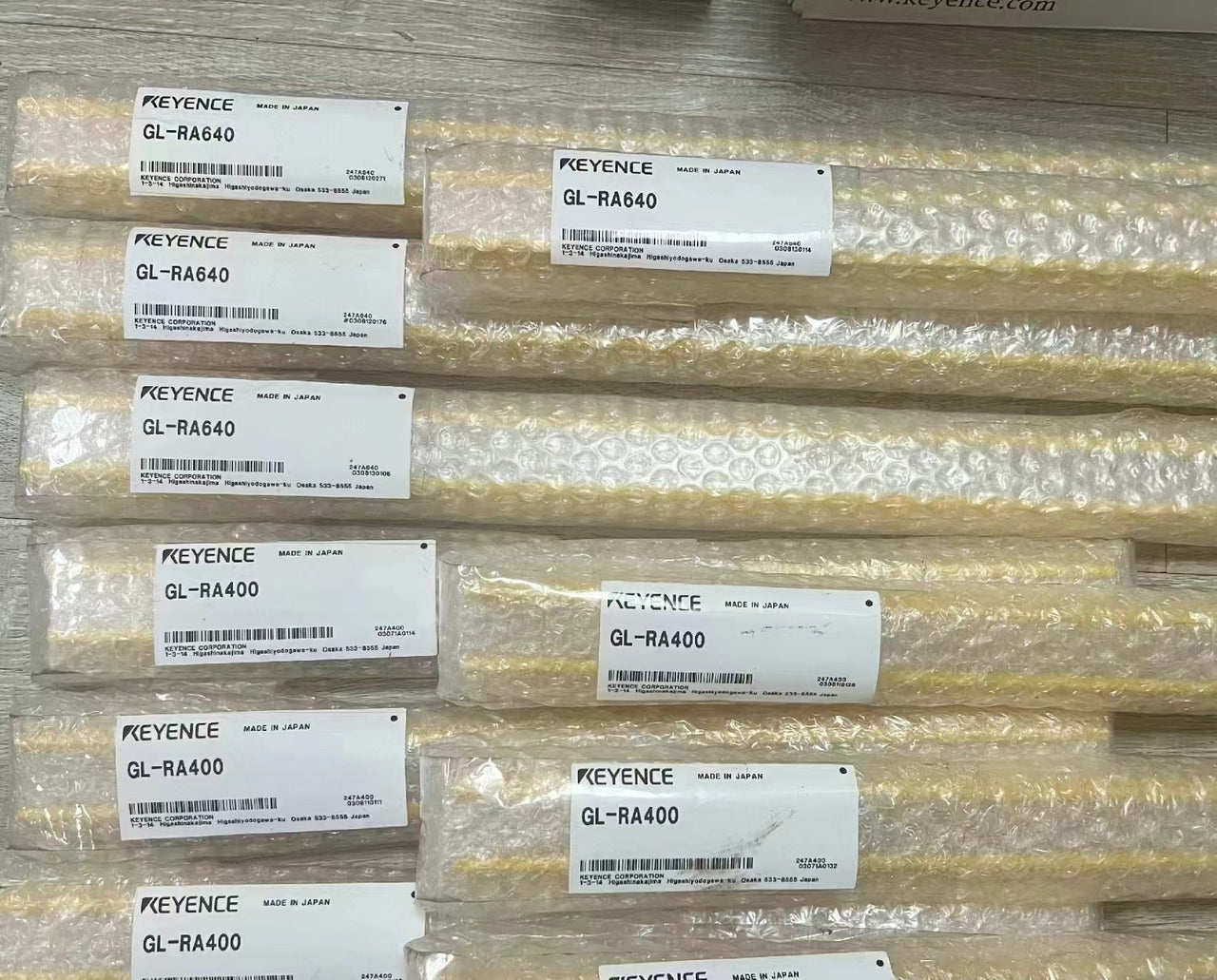 GL-RA640 Unutilized Spare Parts Inventory