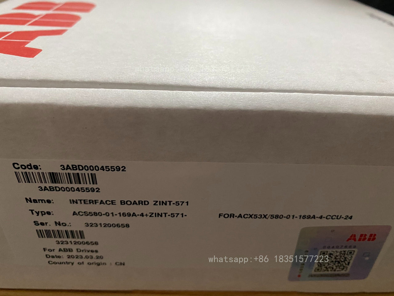 1PC NEW ZINT-571 3ABD00045592 with 180-day Warranty