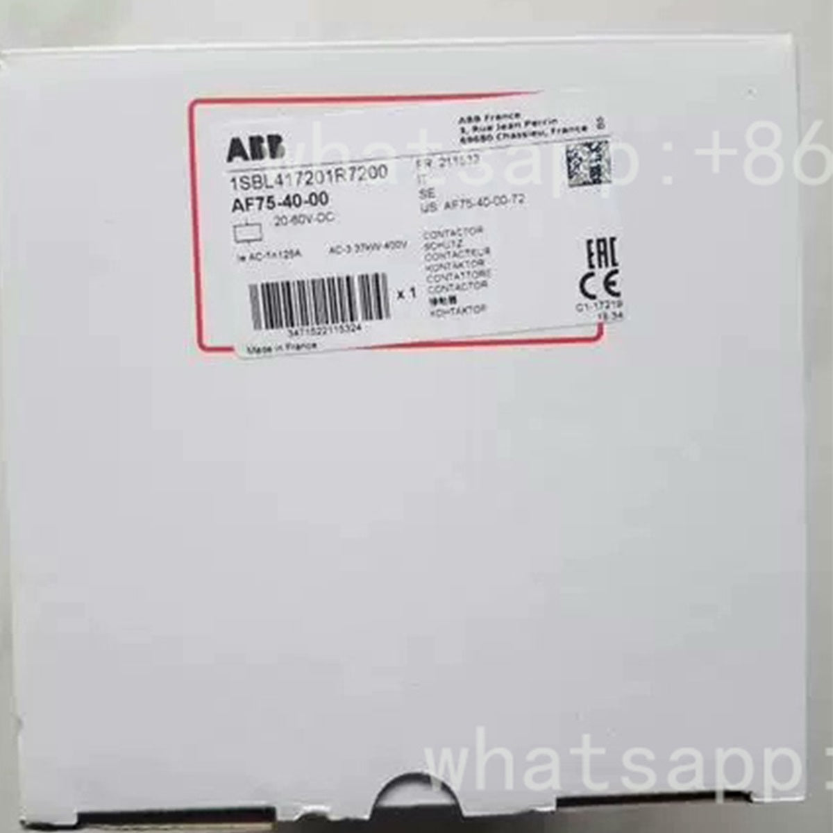 1PC NEW AF75-40-00 1SBL417201R7200 with 180-day Warranty