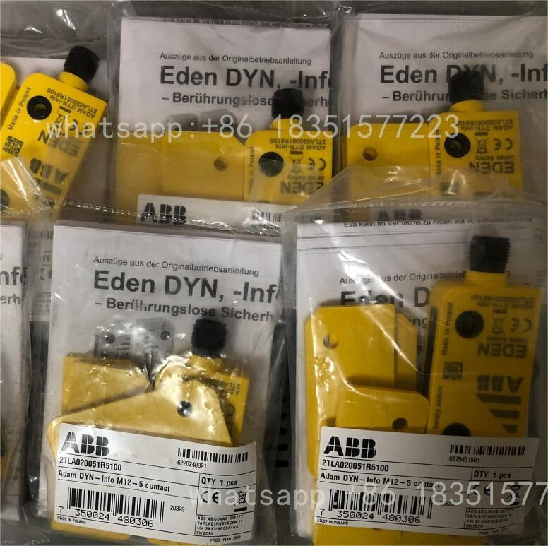 Adam DYN Info M12-5 Contact Jokab 2TLA020051R5100 DYN-Info Safety EDEN