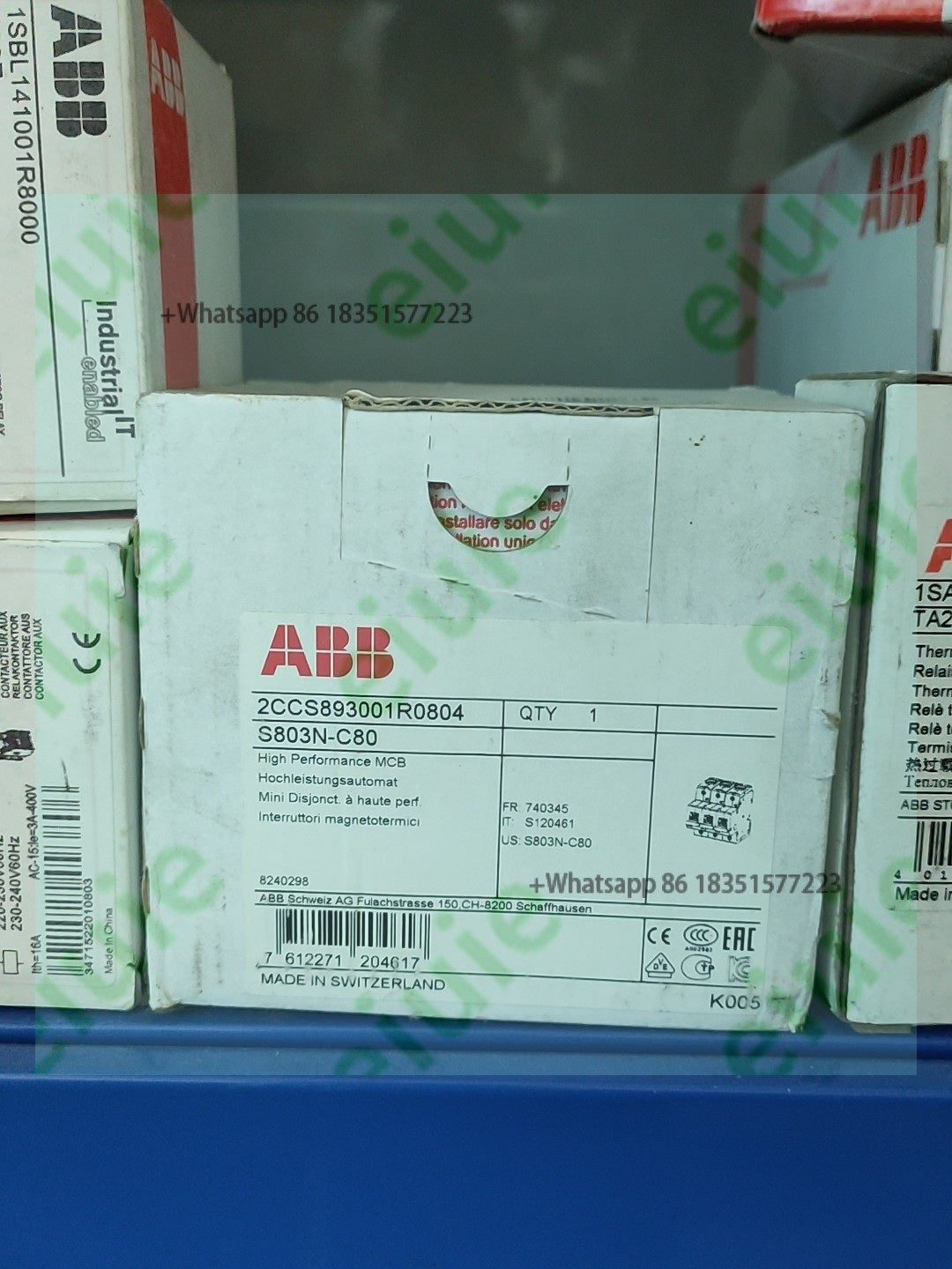 1PC NEW S803N-C80 2CCS893001R0804 with 180-day Warranty