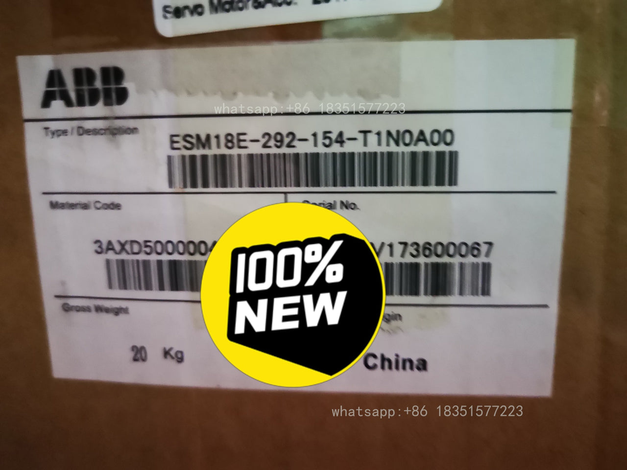 1PC NEW ESM18E-292-154-T1N0AA0 with 180-day Warranty