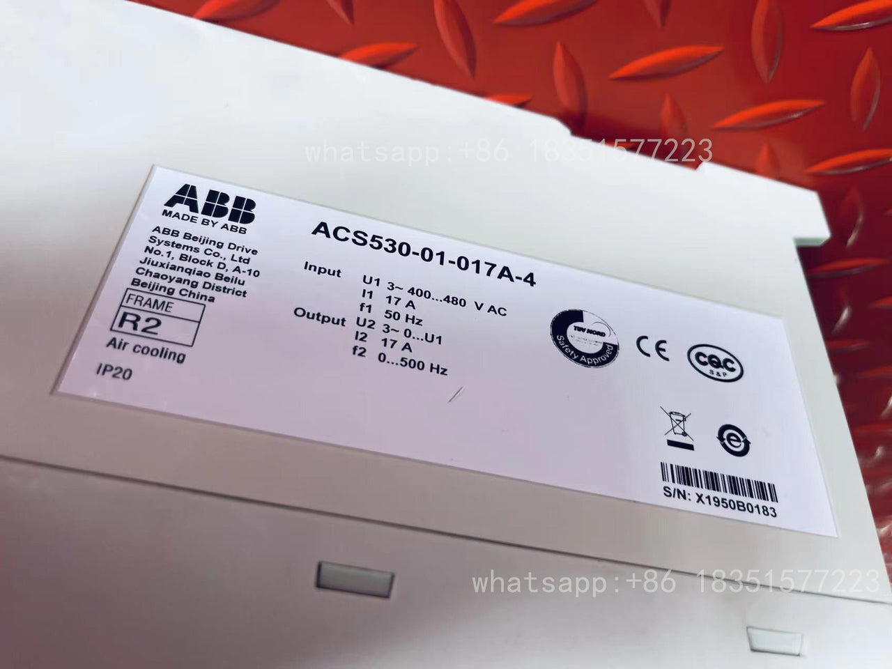 1PC New Inverter ACS530-01-017A-4 3P AC 380V~480V 7.5KW