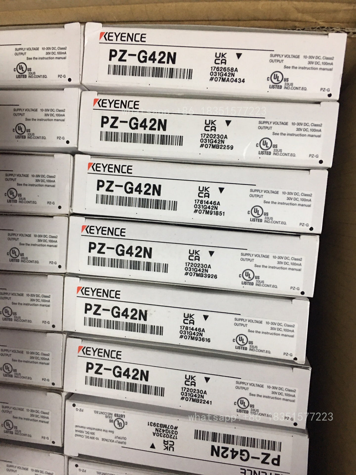 PZ-G42N Unutilized Spare Parts Inventory