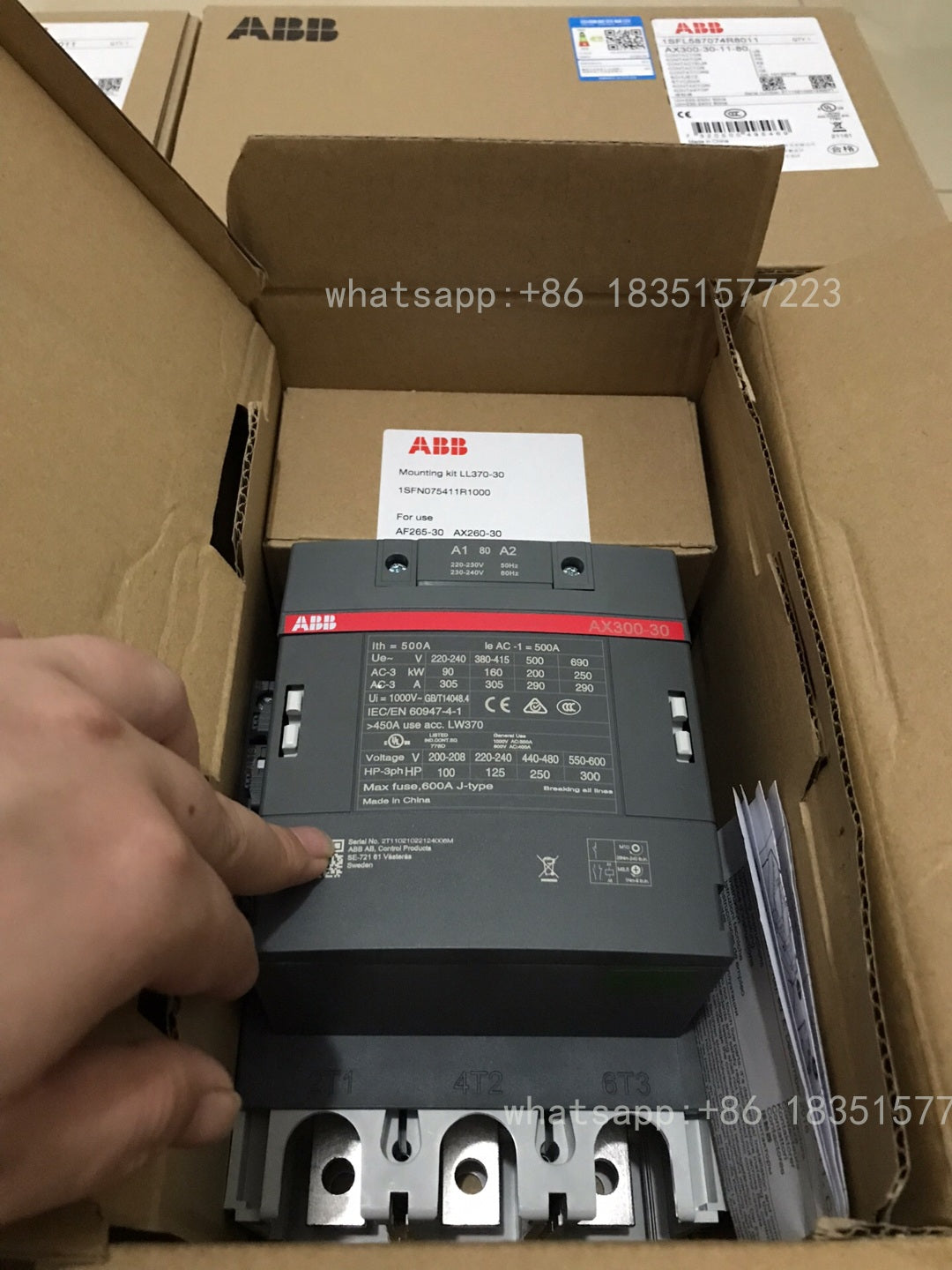 1PC NEW AX300-30-11-80 1SFL587074R8011 AC220V Contactor