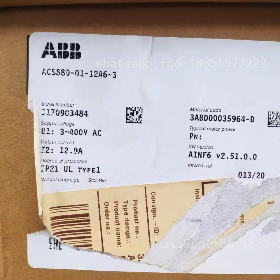 1PC Inverter ACS880-01-12A6-3 NEW