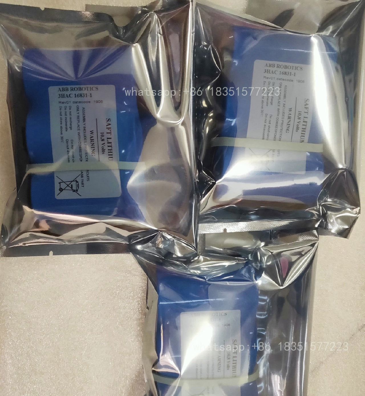 1PC 3HAC16831-1 10.8V Battery For ROBOT CPU 3HAC16831-1 battery