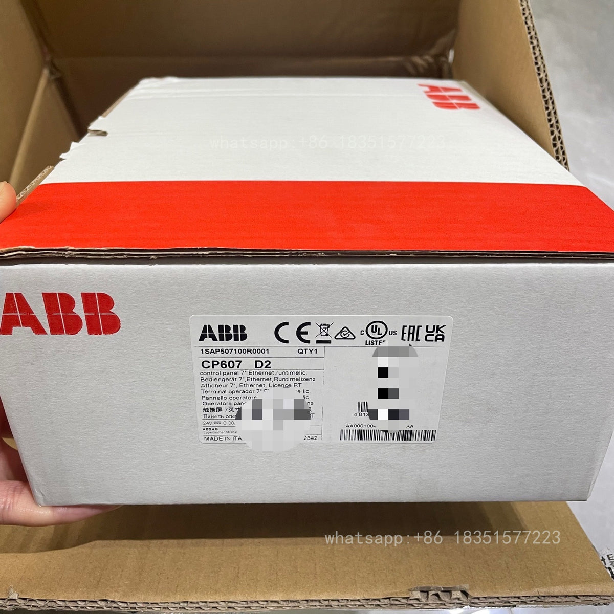 1PC NEW CP607 D2 1SAP507100R0001 with 180-day Warranty