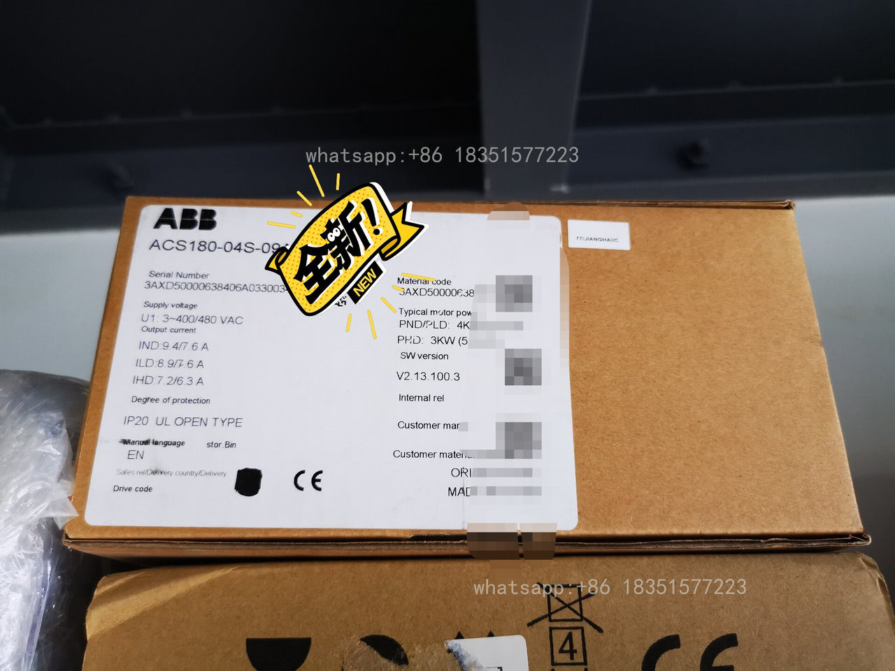 1PC NEW ACS180-04S-09A4-4 Inverter