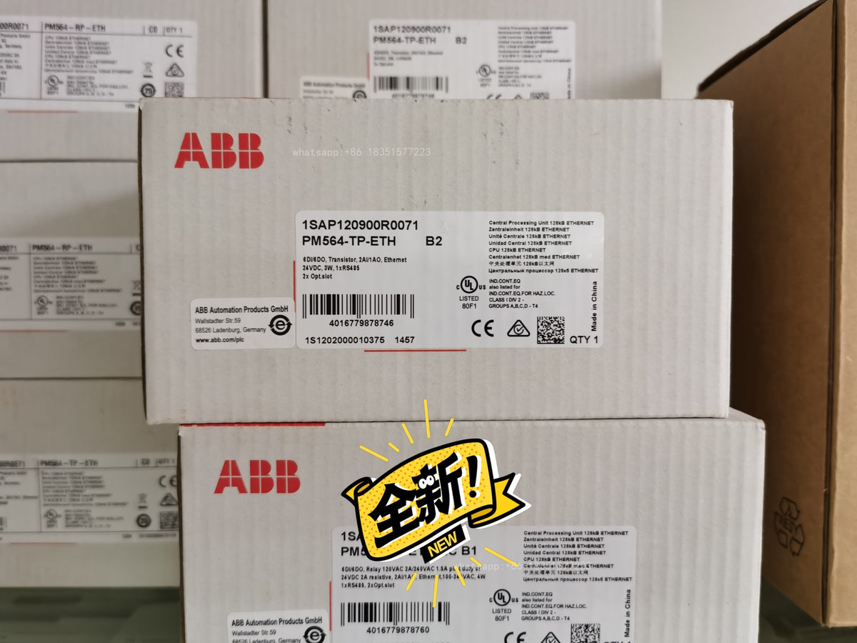 PM564-TP-ETH 1SAP120900R0071 PLC CPU Modules Brand New