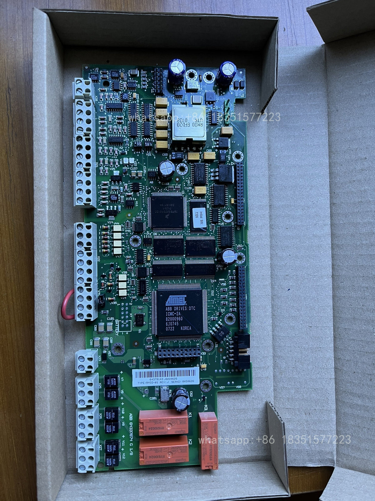RMIO-01C INSTRUMENTS 68463815 BOARD CONTROL COATED