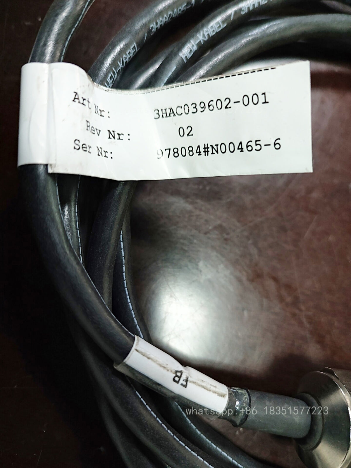 Brand New Original Robot External Axis Cable 3HAC039602-001