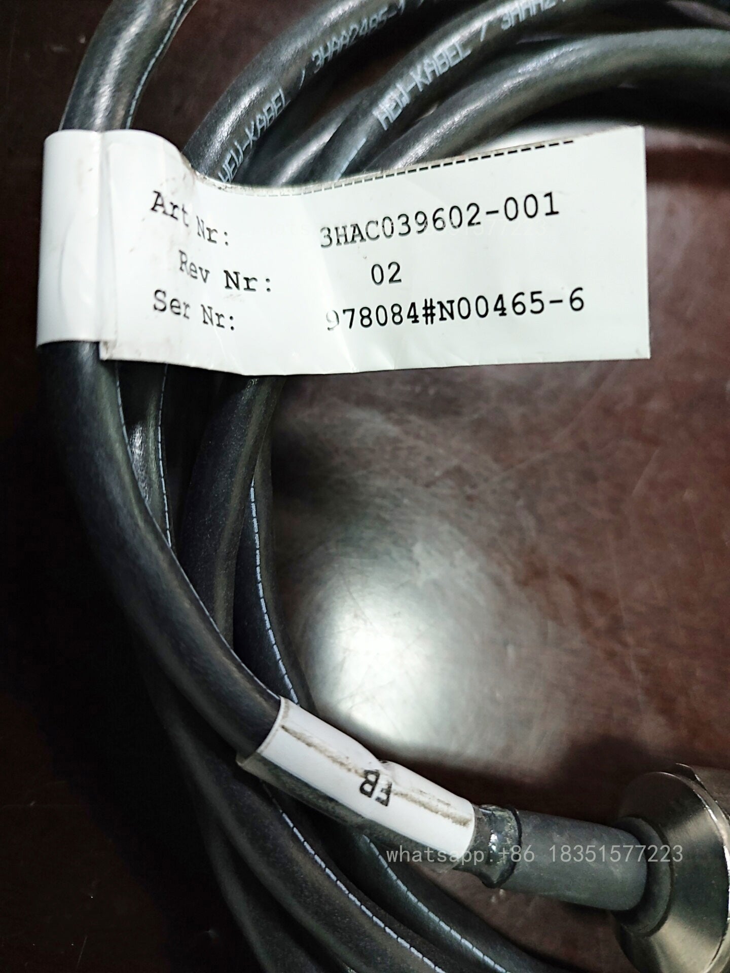 Brand New Original Robot External Axis Cable 3HAC039602-001