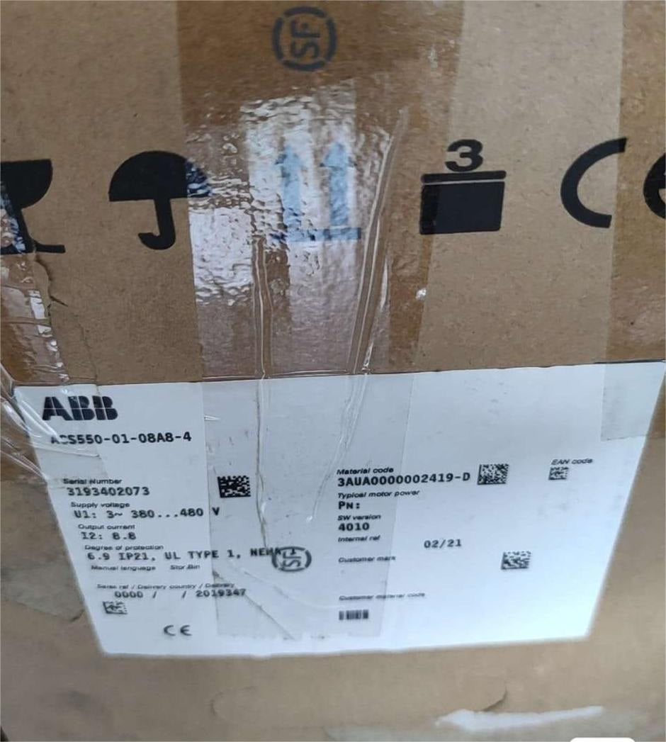 1PC New Inverter 3KW ACS550-01-08A8-4