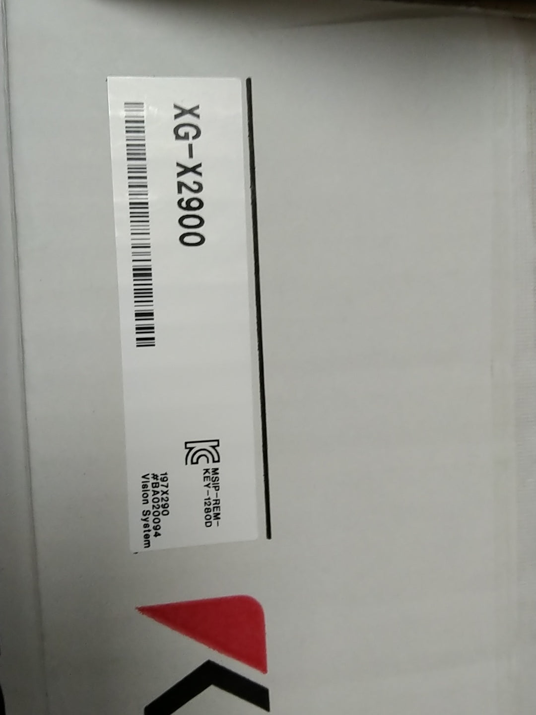 XG-X2900 Unutilized Spare Parts Inventory