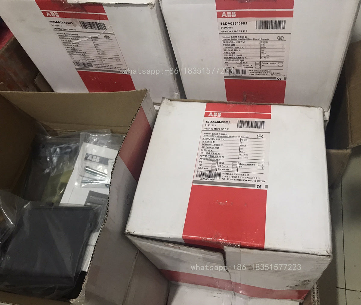 1PC Air Switch Circuit Breaker 1SDA038439R1 400A