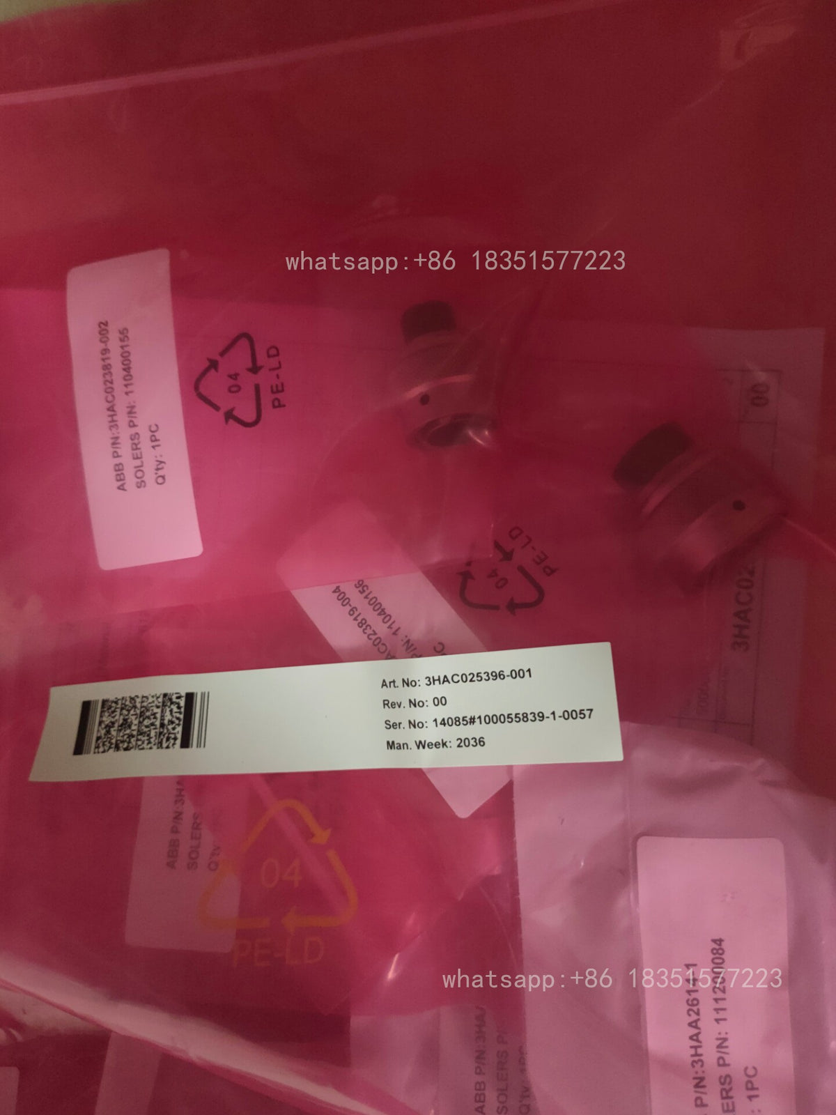 ONE 3HAC025396-001 Connector Set R2.CP/R2.CS 3HAC 025396-001 New