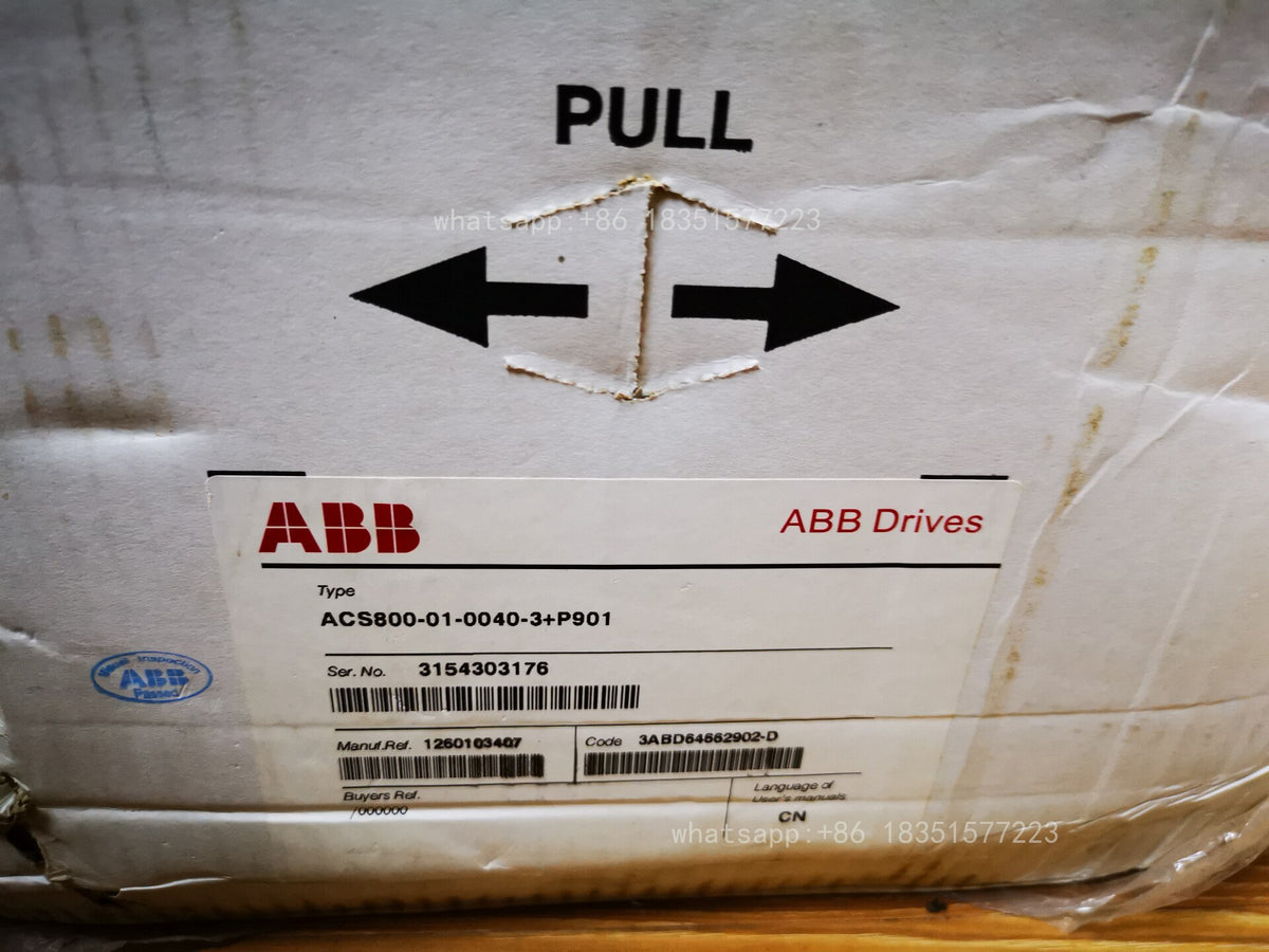 ACS800-01-0040-3+P901 Inverter 30KW 380V Brand New