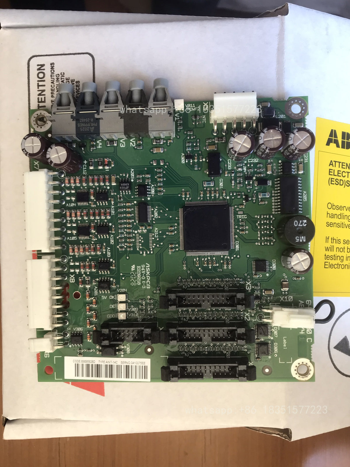 1PCS AINT-14C ACS800 Inverter Communication Board AINT-14C NEW AINT-14C