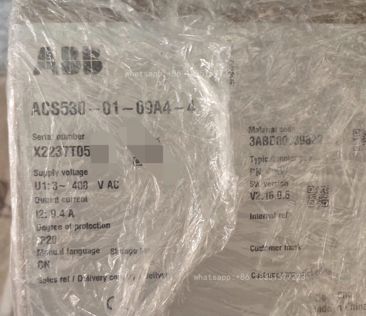 1PC NEW Inverter ACS530-01-09A4-4 4KW