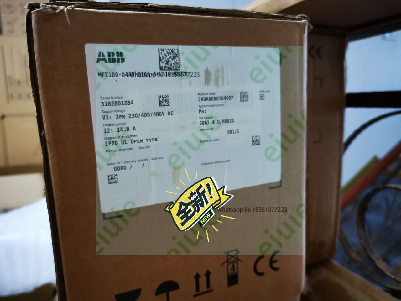 1PC NEW MFE180-04AN-016A-4+L516+N8020 with 180-day Warranty