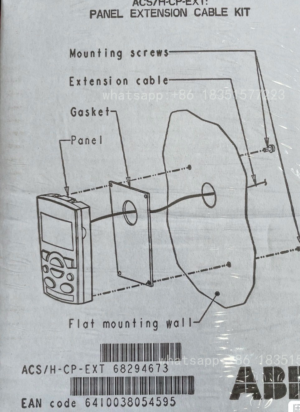 New ACS/H-CP-EXT 68294673 control panel mounting kit