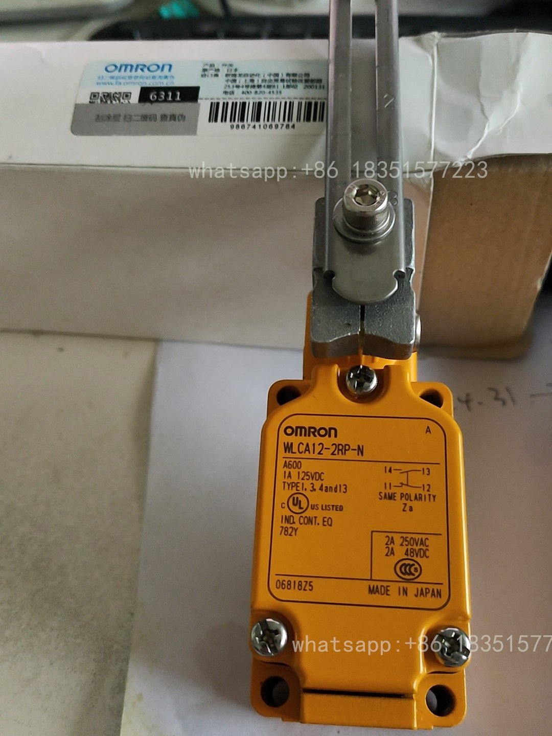 1PC NEW WLCA12-2RP-N with 180-day Warranty
