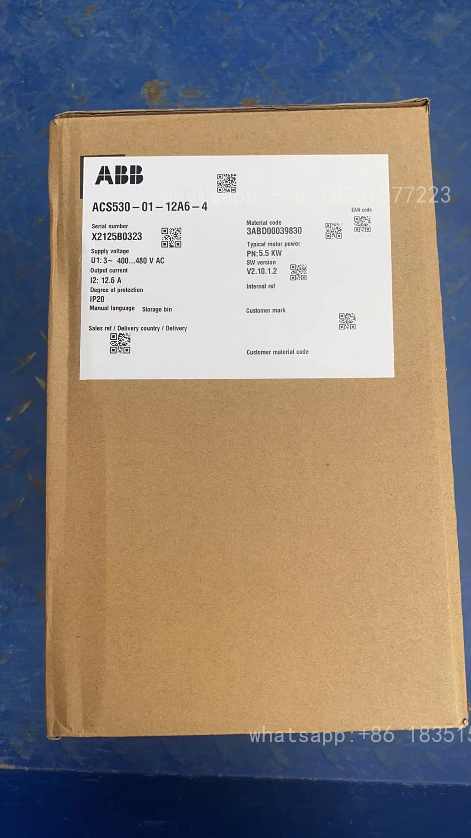 1PC NEW Inverter ACS530-01-12A6-4 5.5KW