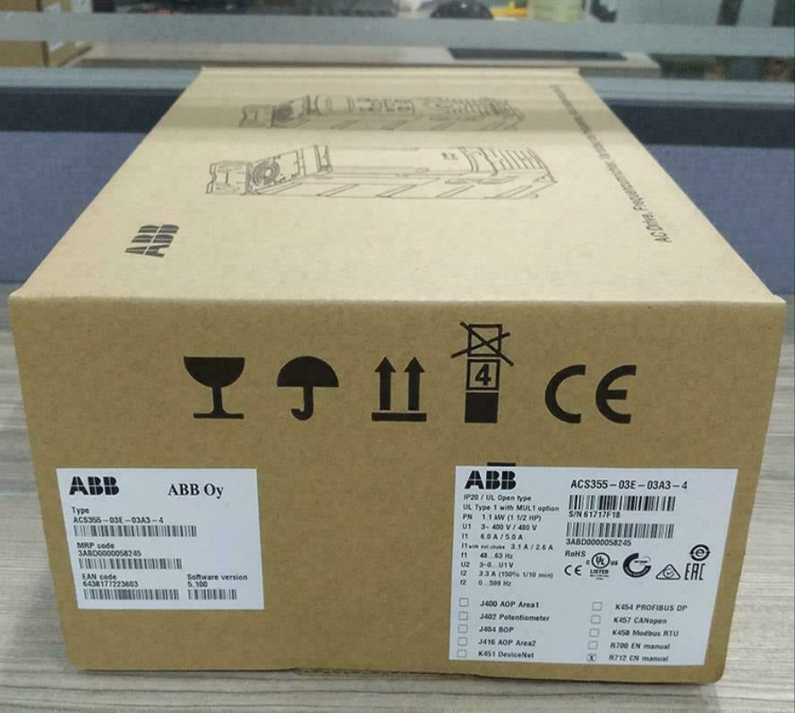1PCS New Interter ACS355-03E-03A3-4 380V 1.1KW