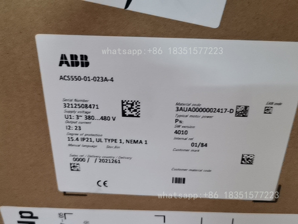 ACS550-01-023A-4 Inverter 7.5Kw ACS55001023A4