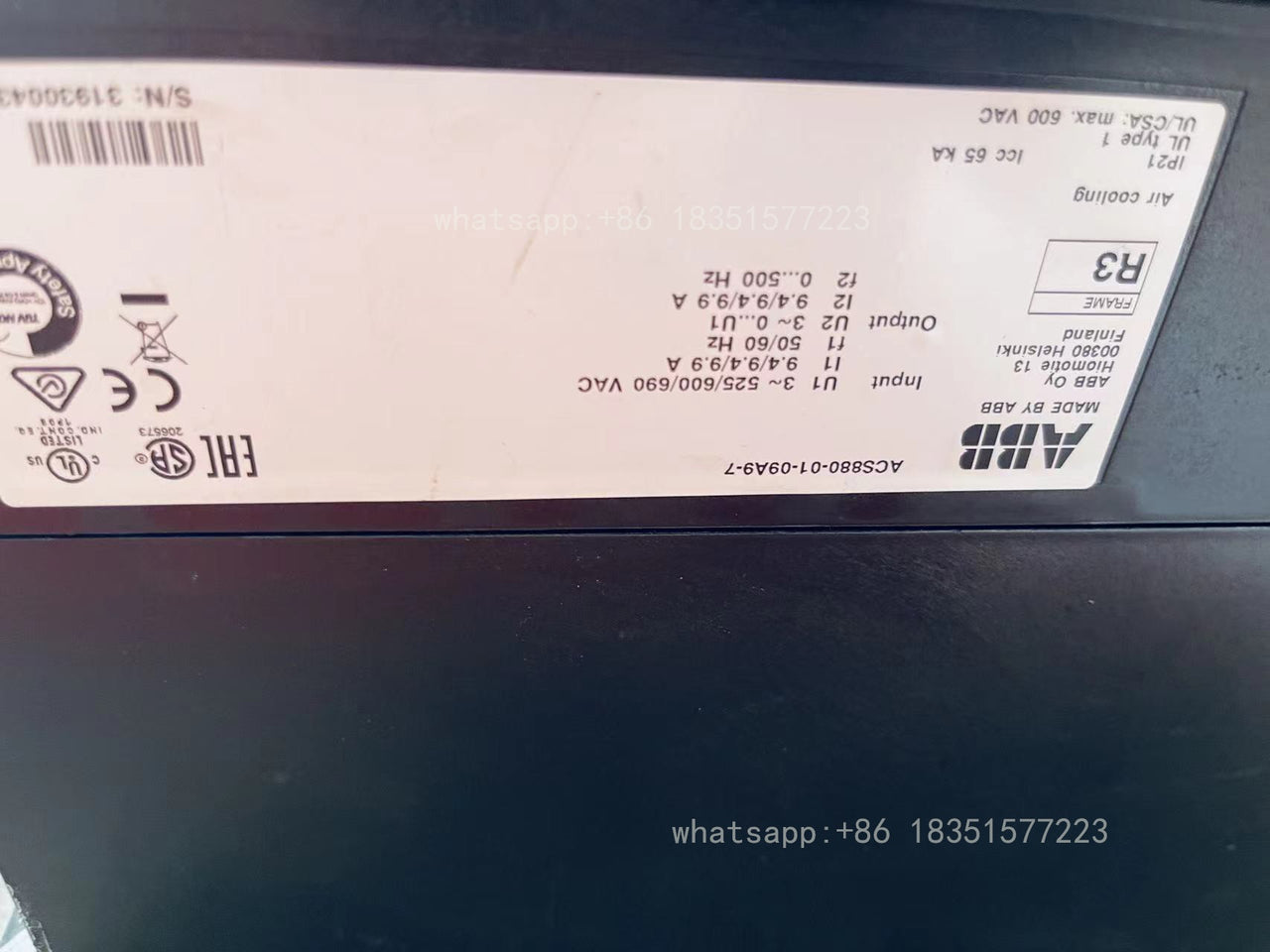 1PC Inverter ACS880-01-09A9-7