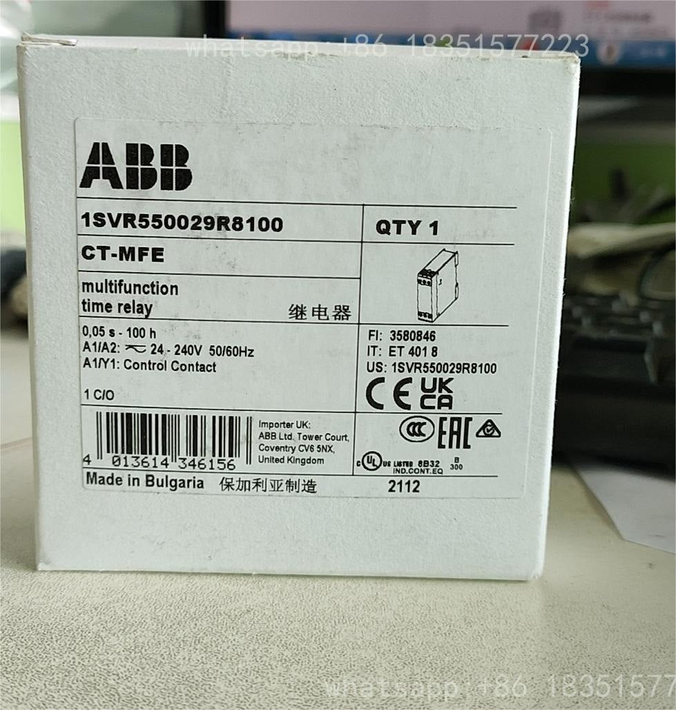CT-MFE 1SVR550029R8100 Time relay brand New
