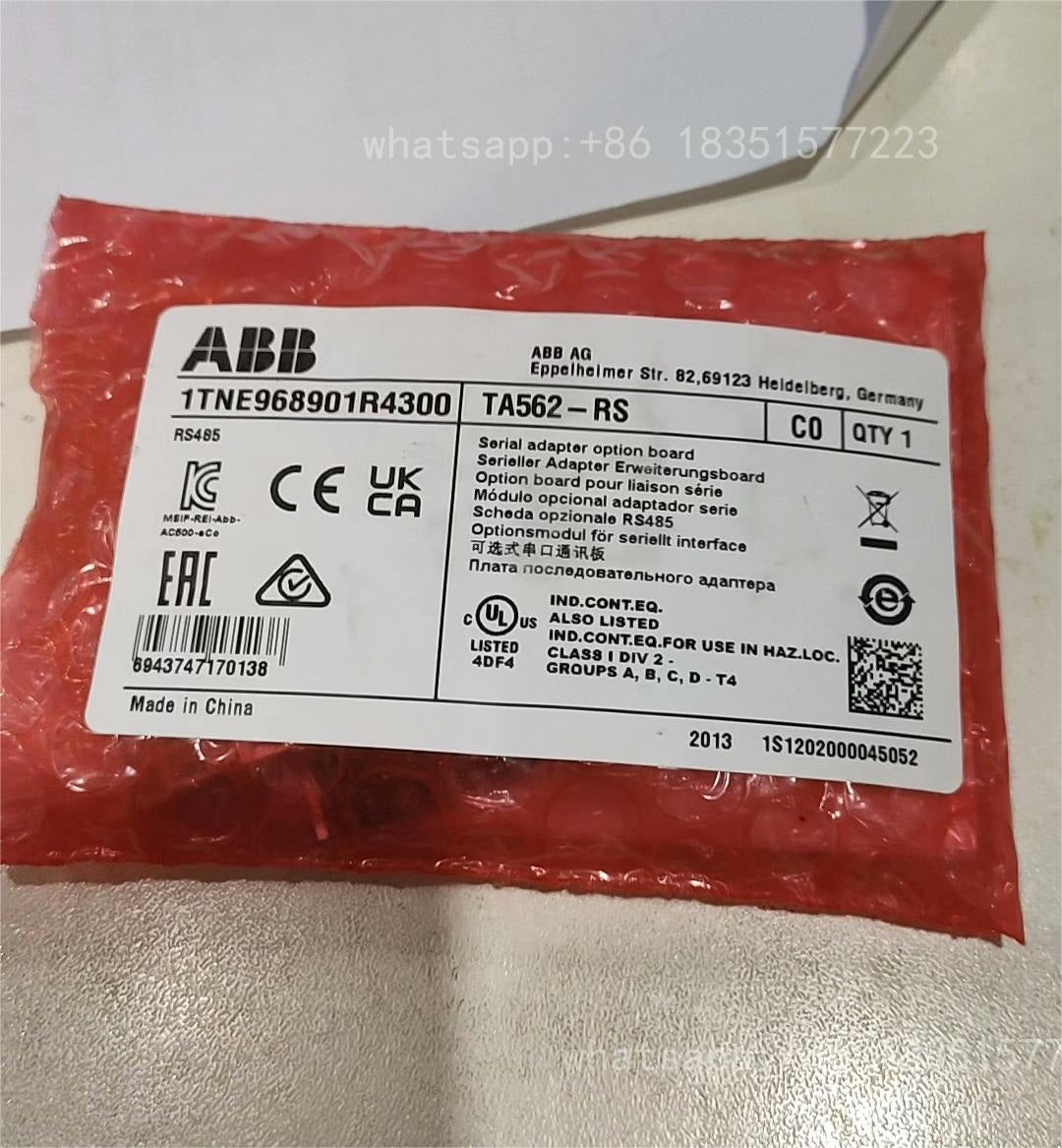 1PC NEW TA562-RS 1TNE968901R4300 with 180-day Warranty