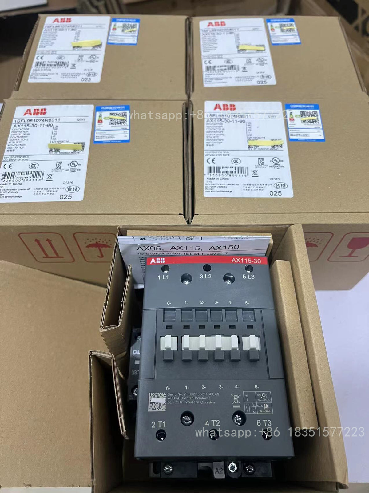 AX115-30-11-80 1SFL981074R8011 220V Contactor