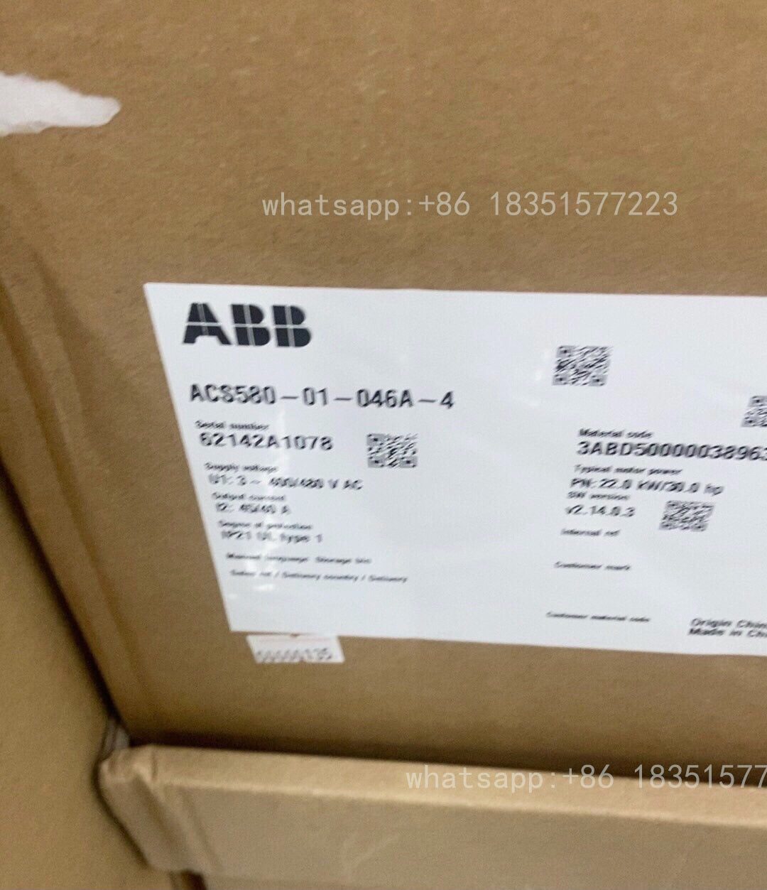 1PC NEW Inverter ACS580-01-046A-4 18.5KW