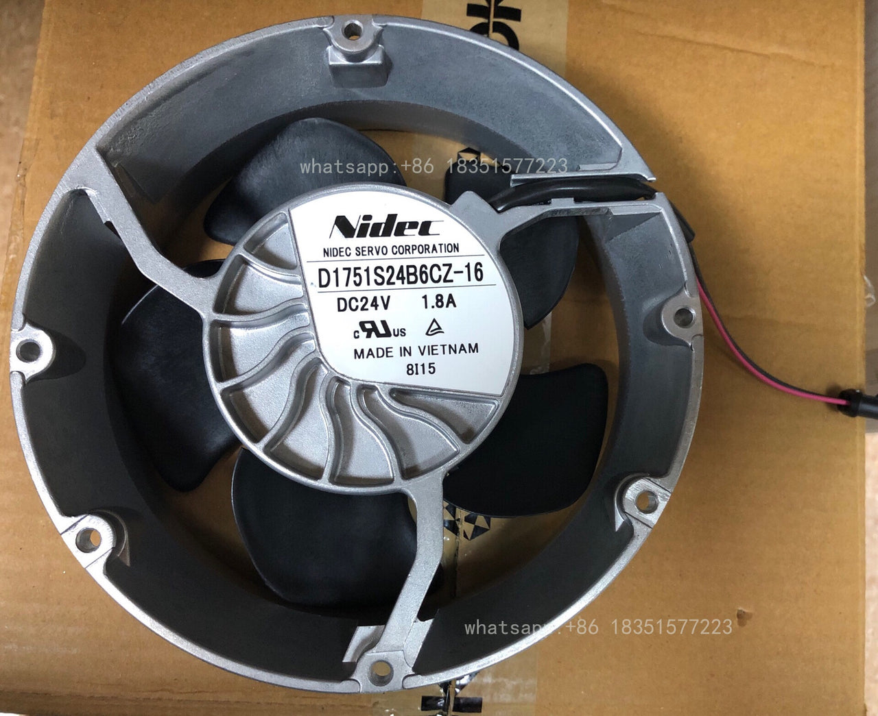 1PC SERVO D1751S24B6CZ-16 DC24V 1.8A Inverter Cooling Fan