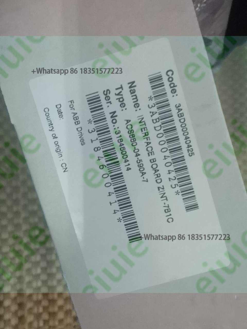 1PC NEW ZINT-7B1C 3ABD00045742 with 180-day Warranty