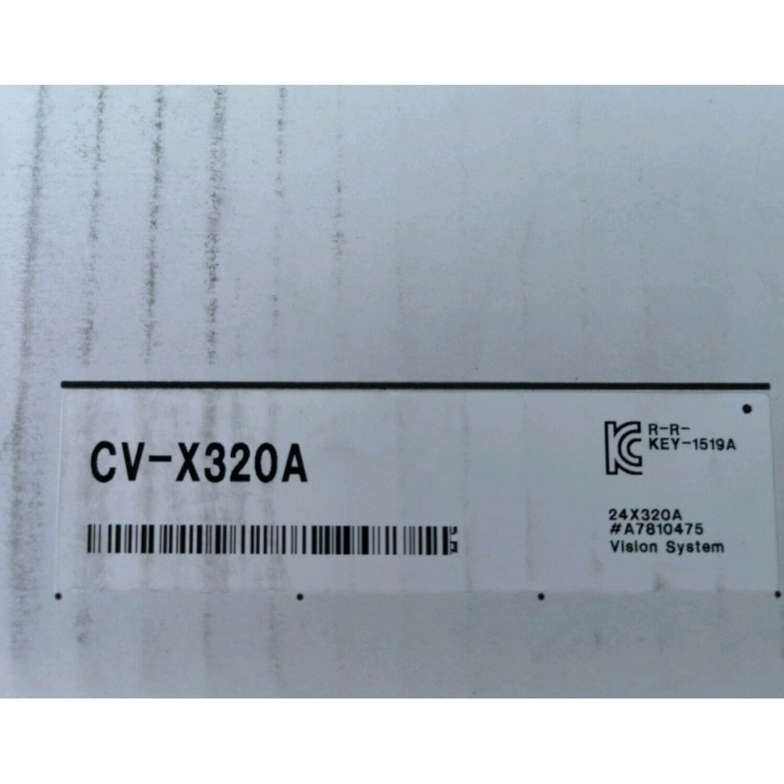 CV-X320A Unutilized Spare Parts Inventory