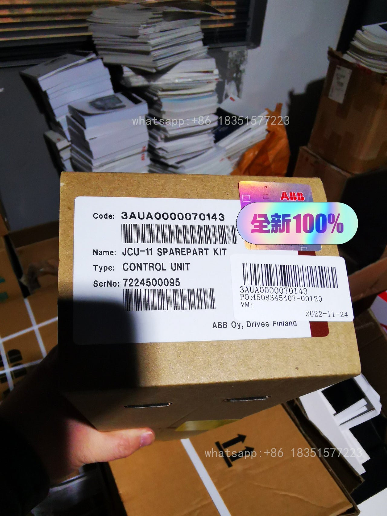 JCU-11 3AUA0000070143 CONTROL UNIT NEW IN BOX