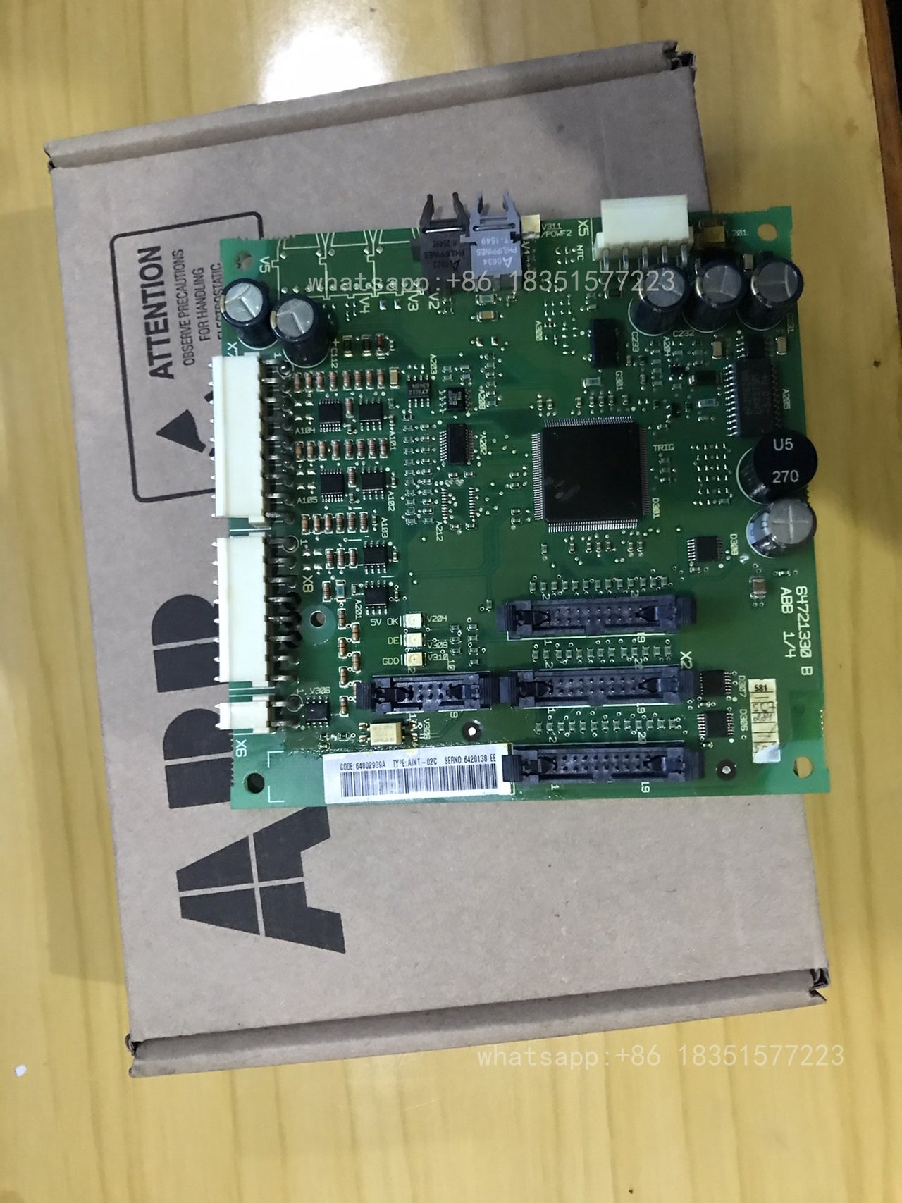 1PC  Variable Frequency ACS800 series AINT-02C PCB BOARD