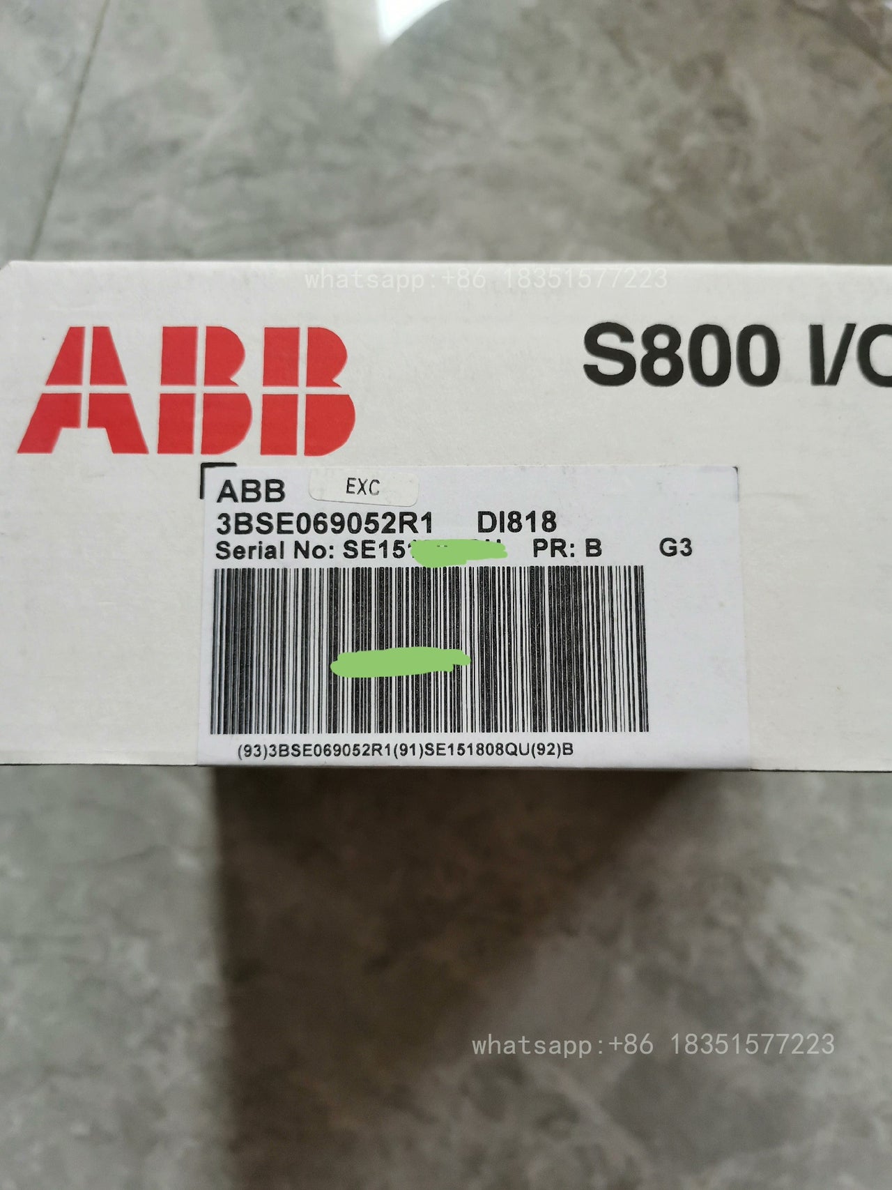 1PC NEW DI818 3BSE069052R1 with 180-day Warranty