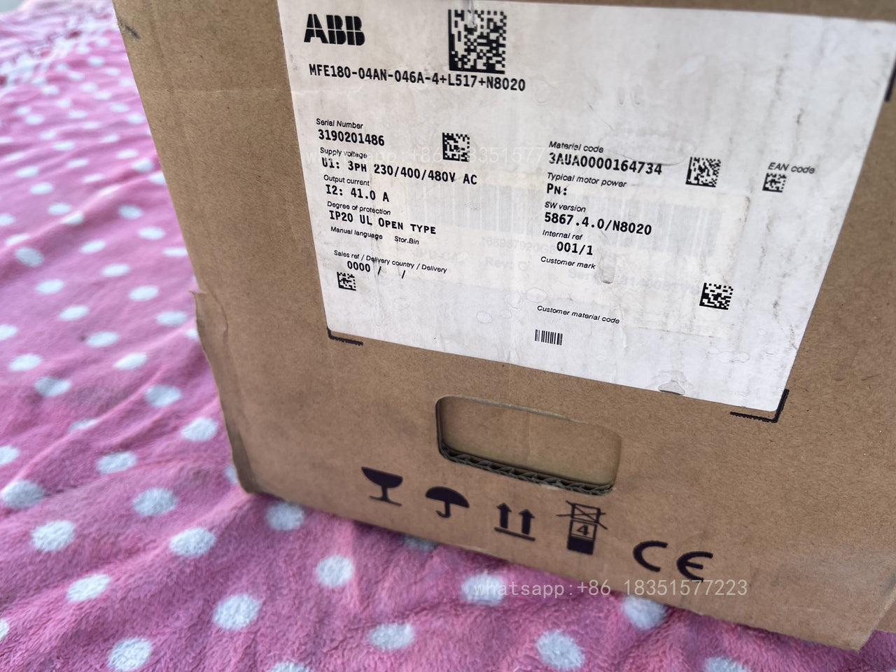 1PC NEW NFE180-04AN-046A-4 with 180-day Warranty