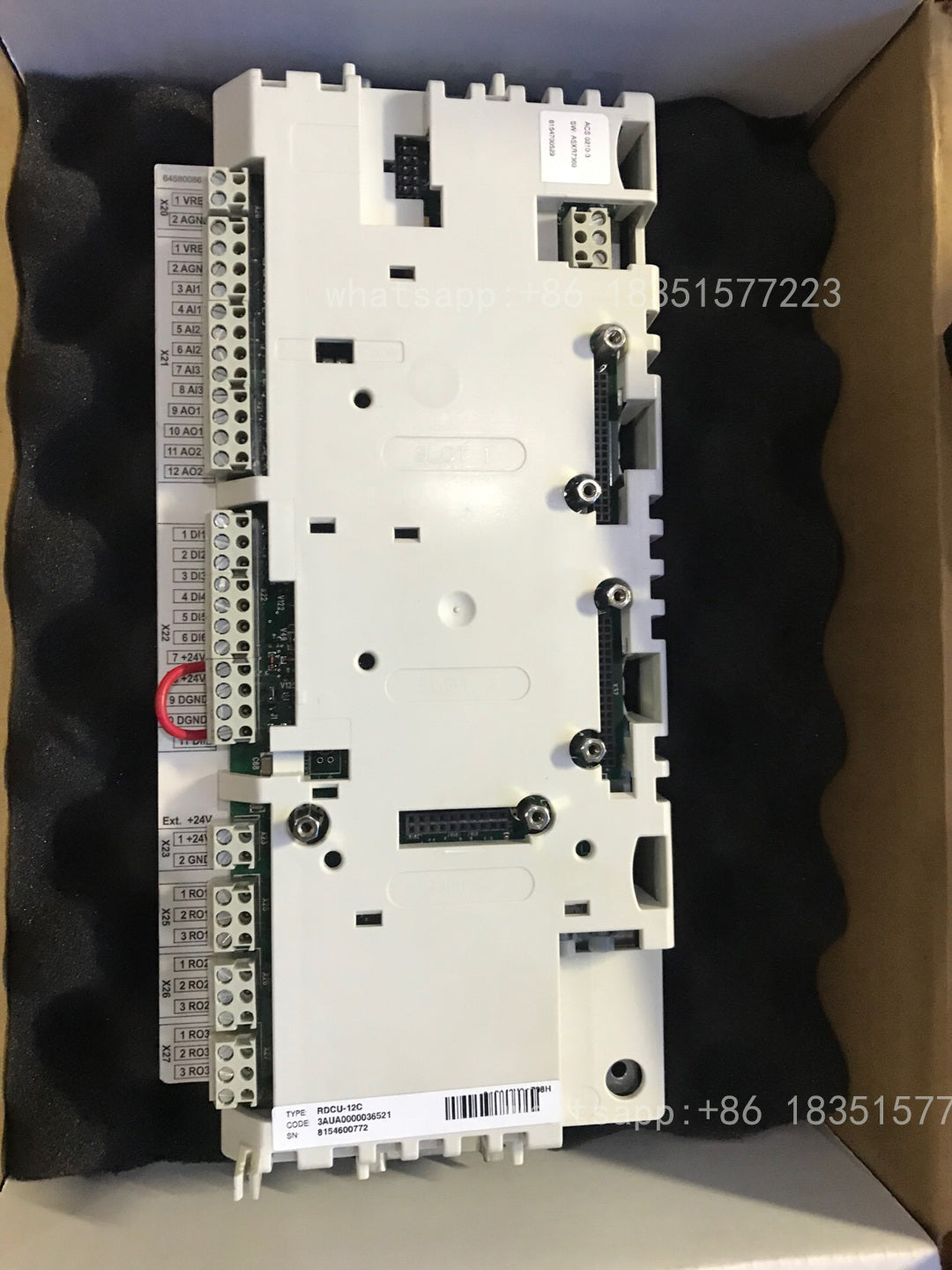 ASC800 control board RDCU-12C(Used) 3AUA0000036521