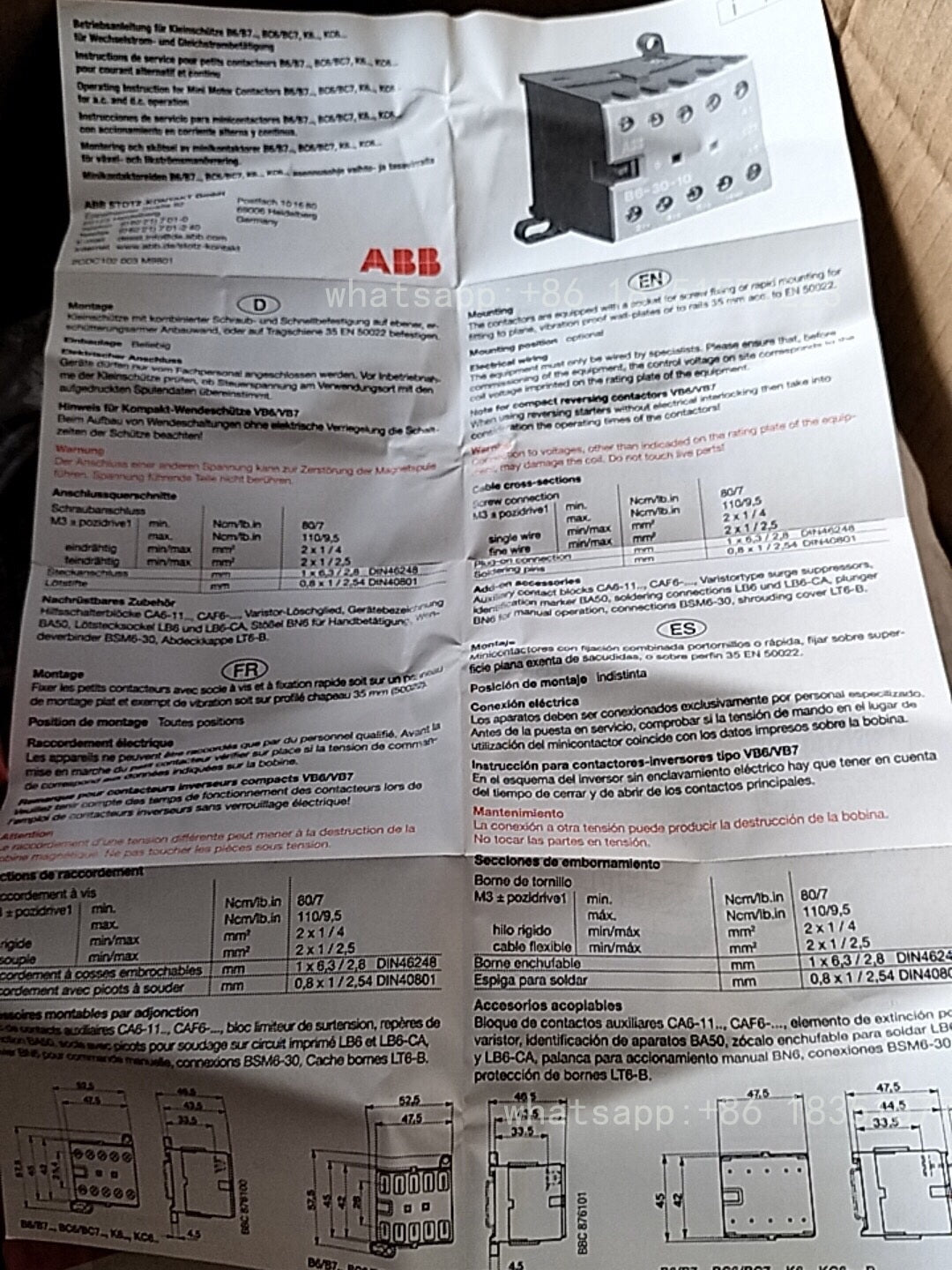 New 5PCS Additional Contacts VB7-30-01 24V