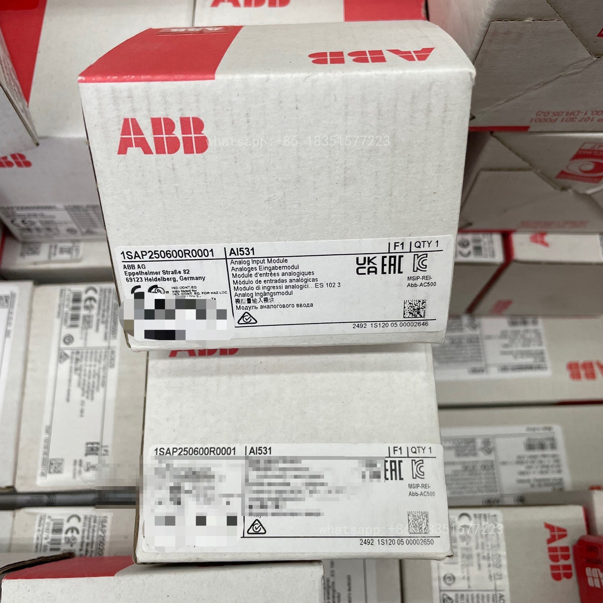 AI531 1SAP250600R0001 Analog Input Module Brand New