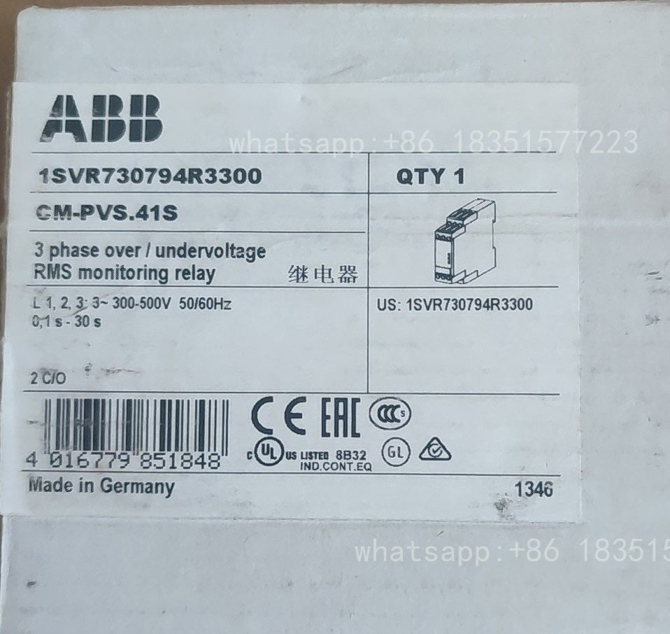 1PCS NEW CM-PVS.41S 1SVR730794R3300 Monitoring Relay