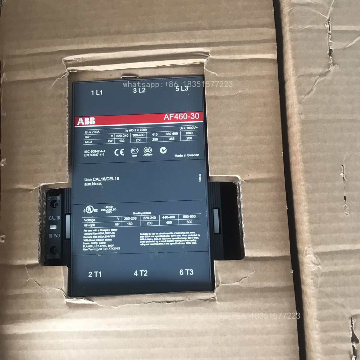 AF460-30-11 AC/DC Contactor Brand New In Box